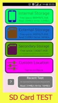 SD Card Test Tool NEW screenshot 1