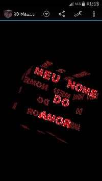 3D Meu Nome do Amor Wallpaper screenshot 4