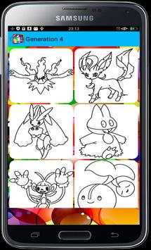 Coloring Book for Pokemon Fans screenshot 6