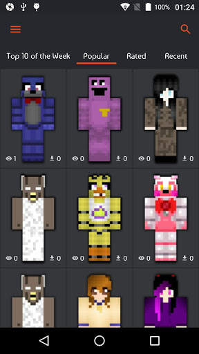 Horror Skins for Minecraft PE screenshot 1