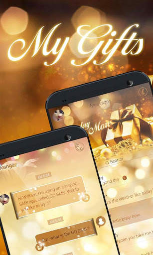 GO SMS MY GIFTS THEME screenshot 1