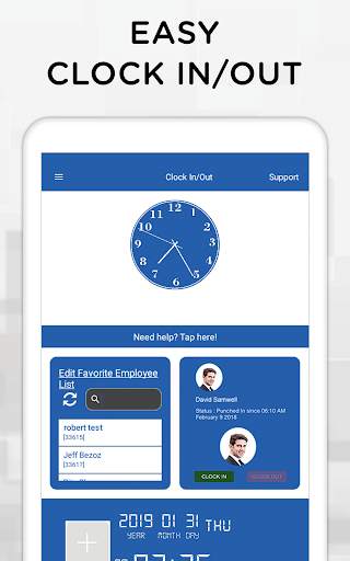 iTimePunch Multi User Hour Tra screenshot 3