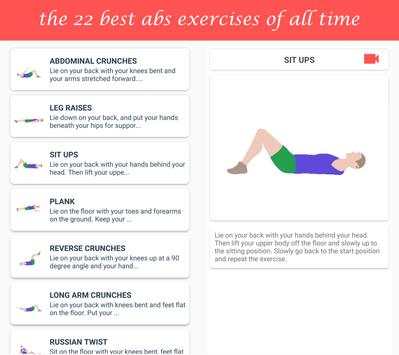 Abs Workout - No Equipment screenshot 3