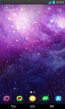 Galaxy 3D Live Wallpaper screenshot 2