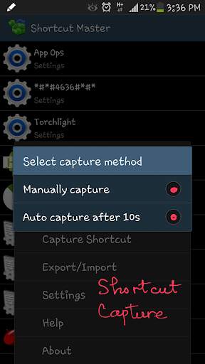 Shortcut Master (Lite) screenshot 6