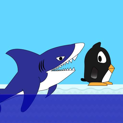 Shark vs Penguin 0.25