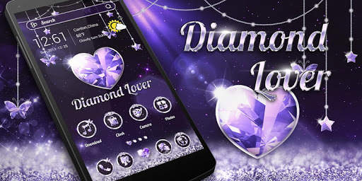 Diamond Lover Go Launcher Theme screenshot 5