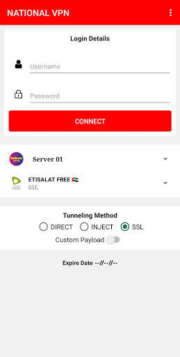 National VPN screenshot 1
