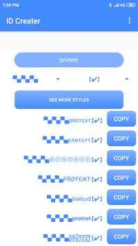 PROTEXT- Stylish and Fancy text fonts for PUBG screenshot 2
