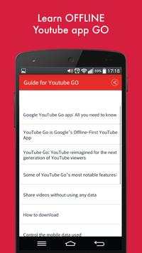 Guide for Youtube GO screenshot 2