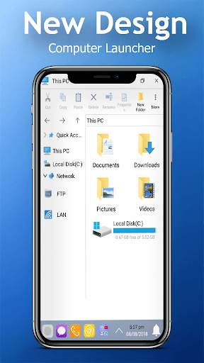 S9 Theme for Computer Launcher Style screenshot 4