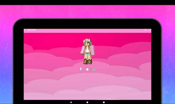 Girls Skins for Minecraft PE in 3D screenshot 12