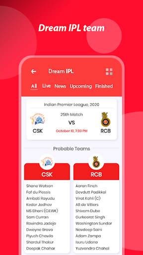 Dream Team 11 - Live Cricket Score & Prediction screenshot 4