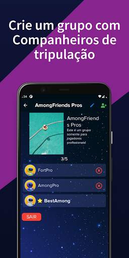 AmongFriends - Chat de Amigos para Among Us screenshot 3