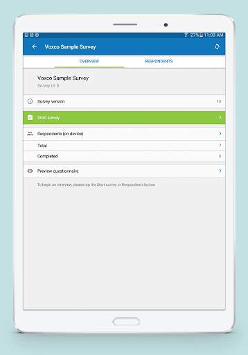 Voxco Mobile Offline screenshot 1