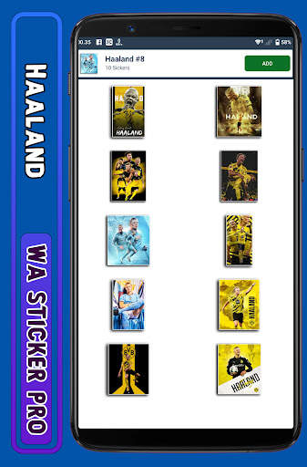 Haaland - WA Sticker Pro screenshot 8