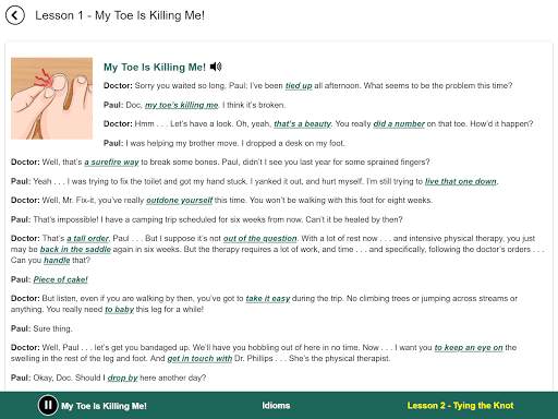 Easy American Idioms screenshot 6