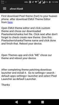 Pixel Launcher and UI for EMUI screenshot 1