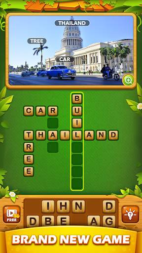 Word Cross Pics - Free Offline Word Games Puzzle screenshot 1