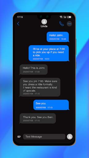 Fast messenger - Free SMS & Emoji screenshot 6