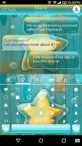 Bubble Star Emoji Keyboard screenshot 3