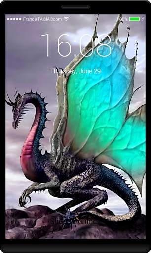 Dragon Lock Screen - Notification ON screenshot 3