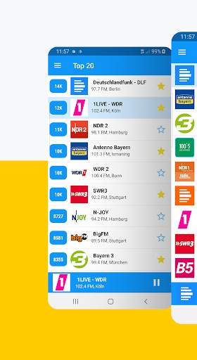 Deutschland Radio FM - Radio player & DAB  Radio screenshot 1