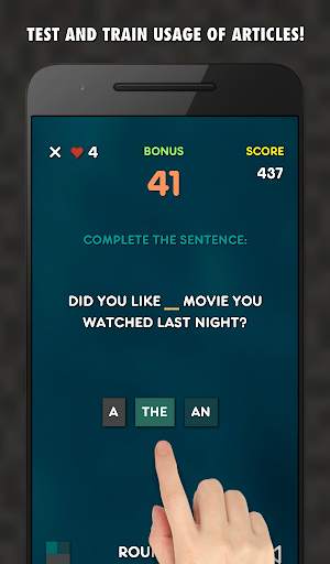 My English Grammar Test: Articles - Free screenshot 3