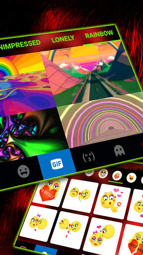 Latar Belakang Keyboard Scary Zombie Skull screenshot 4