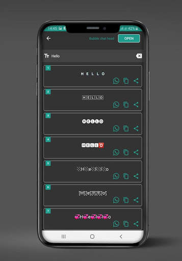 Any ♔Fonts: Fonts for Whatsapp, Instagram, Samsung 4 تصوير الشاشة