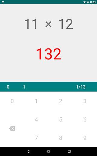 Multiplikation Memorizer screenshot 2