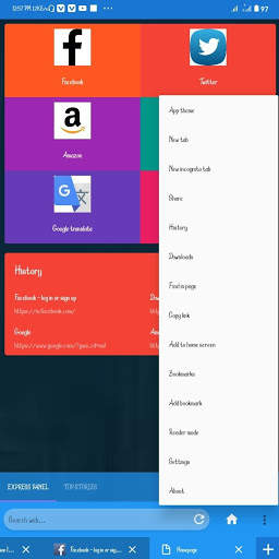 Speed browser screenshot 2