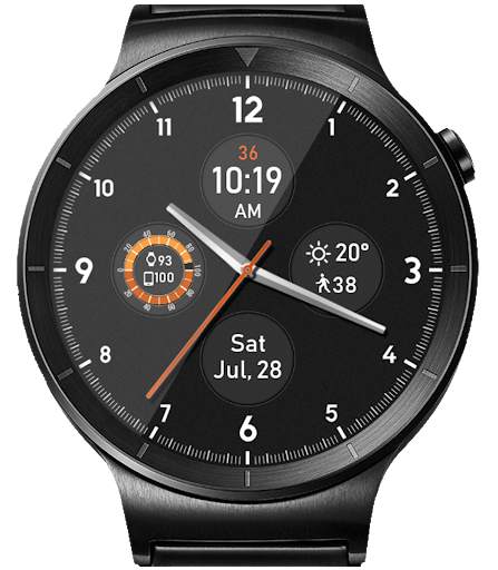 Simply Minimal HD Watch Face Widget Live Wallpaper screenshot 12