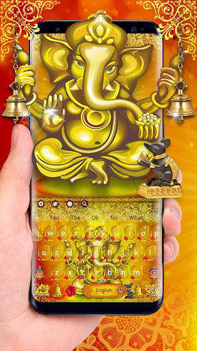 Shree Ganesha Keyboard Theme screenshot 1