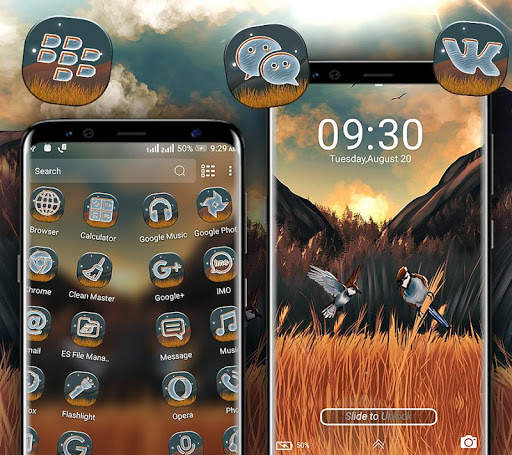 Sparrows Art Launcher Theme screenshot 4