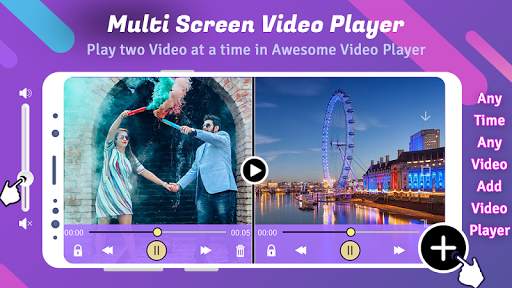 Multi Screen Video Player 2 تصوير الشاشة