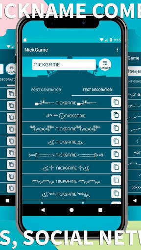 Name Creator For Free Fire, FBR, ... 🎮 NickGame screenshot 2