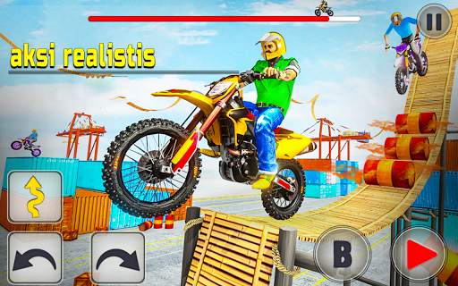 master balap sepeda aksi: aksi sepeda rumit screenshot 1