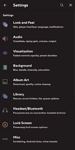 Poweramp - пробная версия скриншот 8