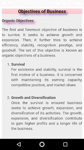 Business Studies Class 11 -  Offline screenshot 7