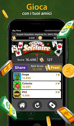 Solitaire - Guadagna screenshot 5