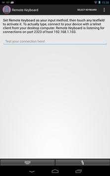 Remote Keyboard screenshot 1