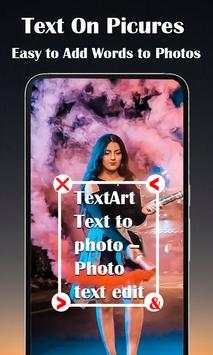 Photo Text Art Edit: Text on Photo, Image Caption screenshot 1