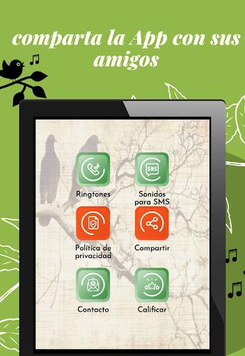 Sonidos de aves y pájaros para tonos de llamadas скриншот 6