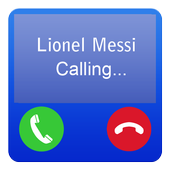 Lionel Messi Fake Call icon