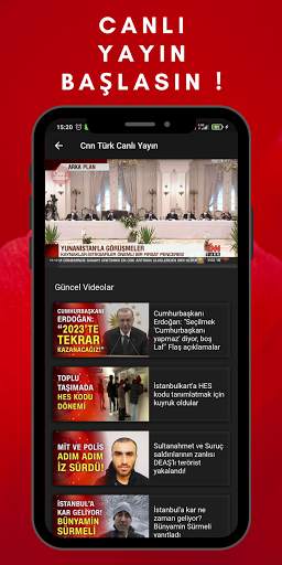 Canlı TV Haber Kanalları screenshot 3