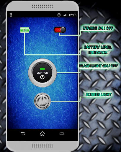 Powerful Flashlight screenshot 1
