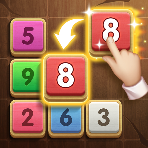 Drag &amp; Merge - 2048 Puzzle icon