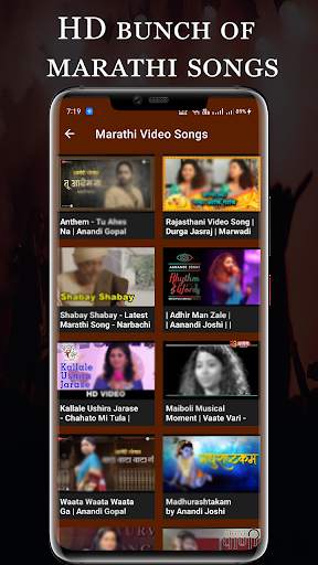 Marathi Video Songs-Marathi Gane, मराठी गाणी (HD) screenshot 6