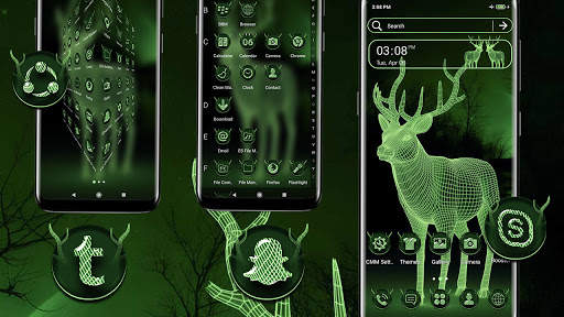 Magical Deer Launcher Theme screenshot 2